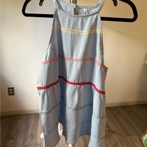 ePretty Light Blue Sleeveless Top